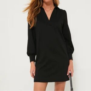 Pomander Place Black Bradley Knit Polo Dress -  Size M